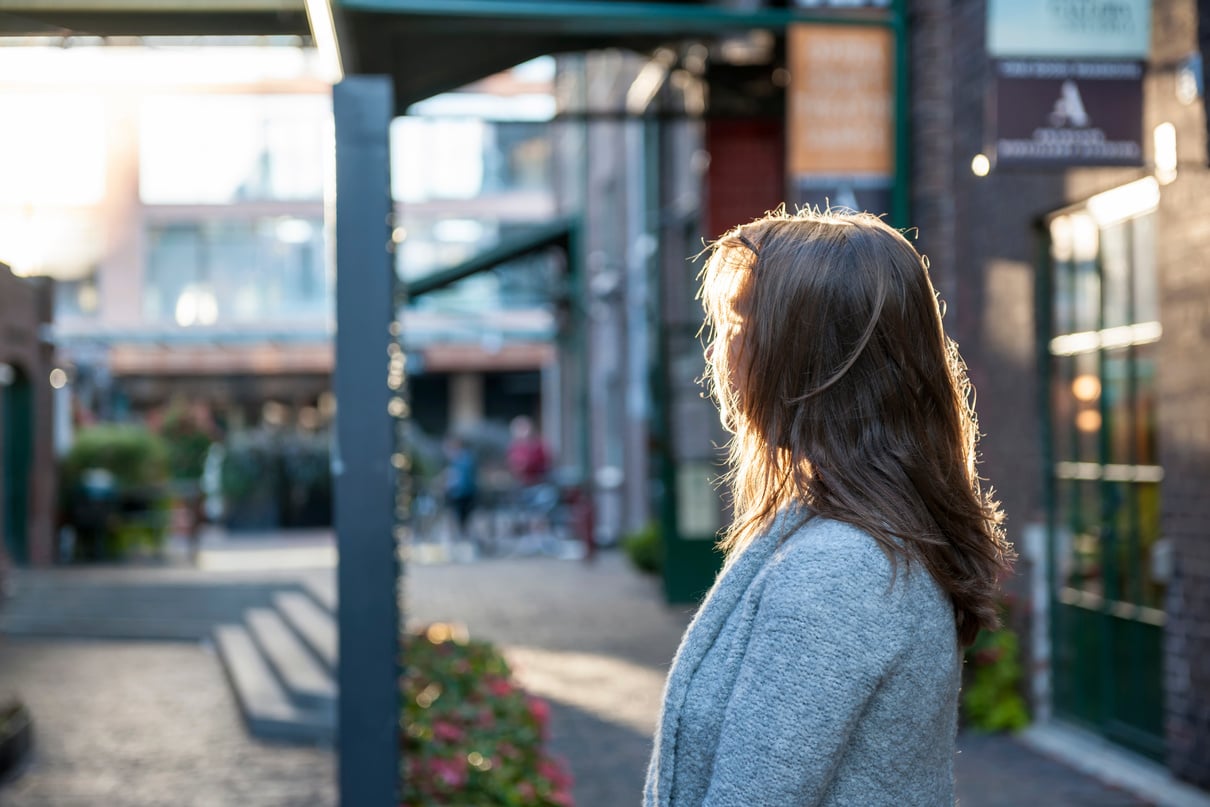 Woman Looking Away